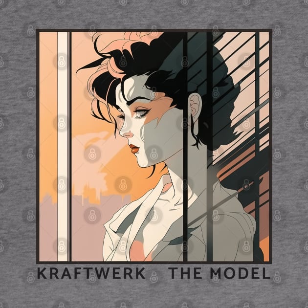 Kraftwerk The Model / Fan Art Design by unknown_pleasures